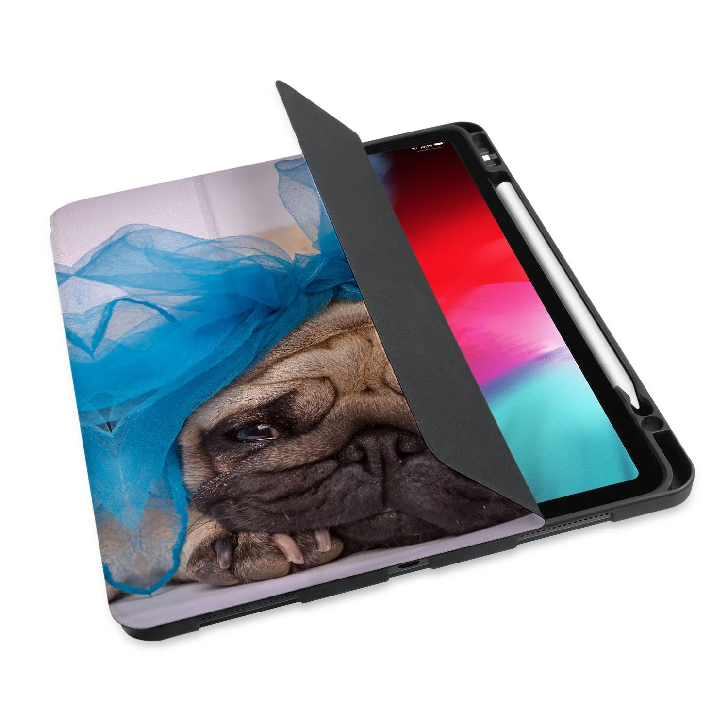 iPad Trifold Case - Dog