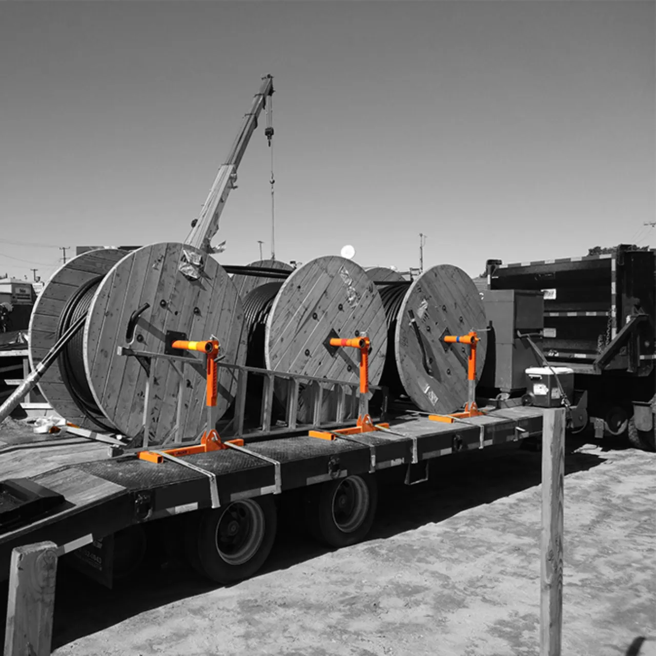 iToolco RJ6K Real Jacks Pair with 6000lb Capacity for 22in. to 66in. Wire Spools  - Reconditioned