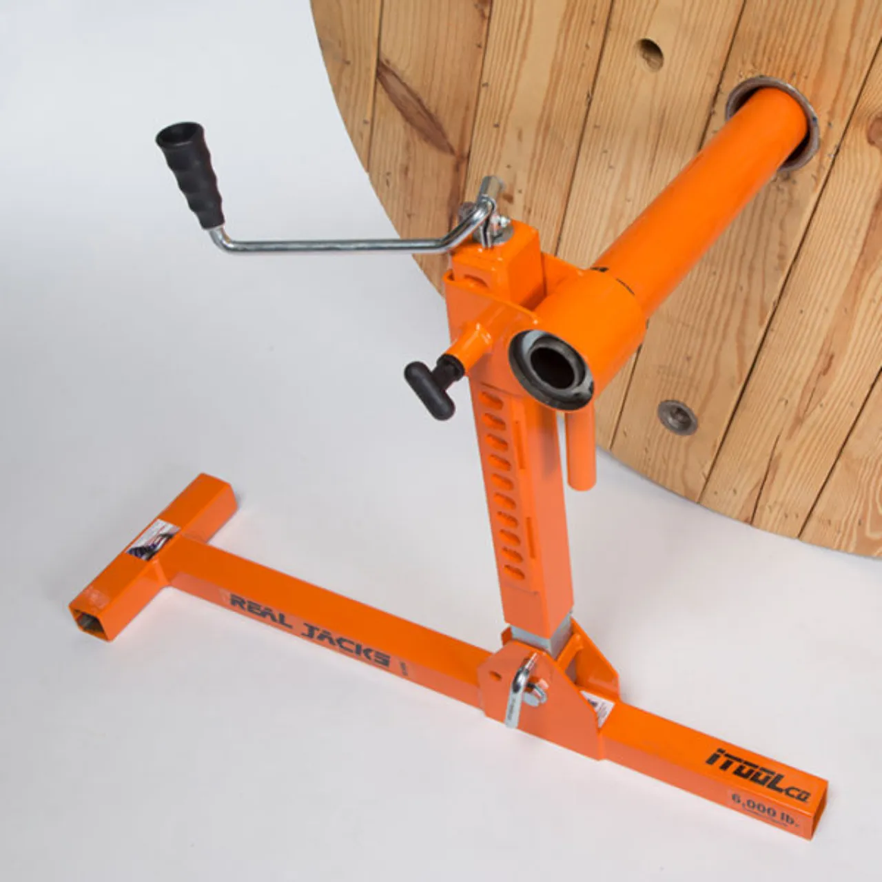 iToolco RJ6K Real Jacks Pair with 6000lb Capacity for 22in. to 66in. Wire Spools  - Reconditioned
