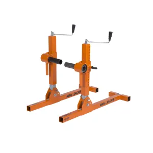 iToolco RJ6K Real Jacks Pair with 6000lb Capacity for 22in. to 66in. Wire Spools  - Reconditioned