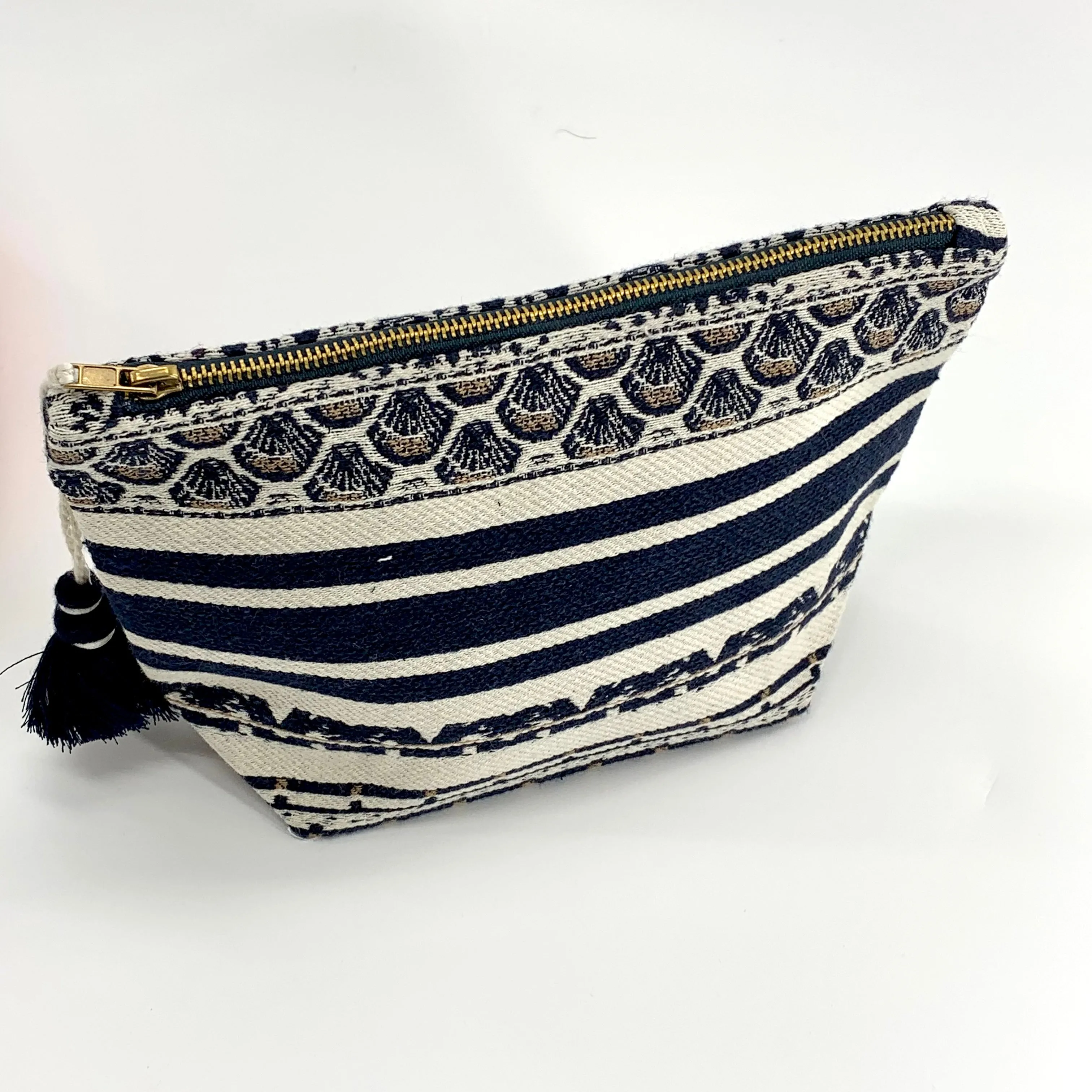Jacquard Zipper Multipurpose Pouches : SMALL & LARGE