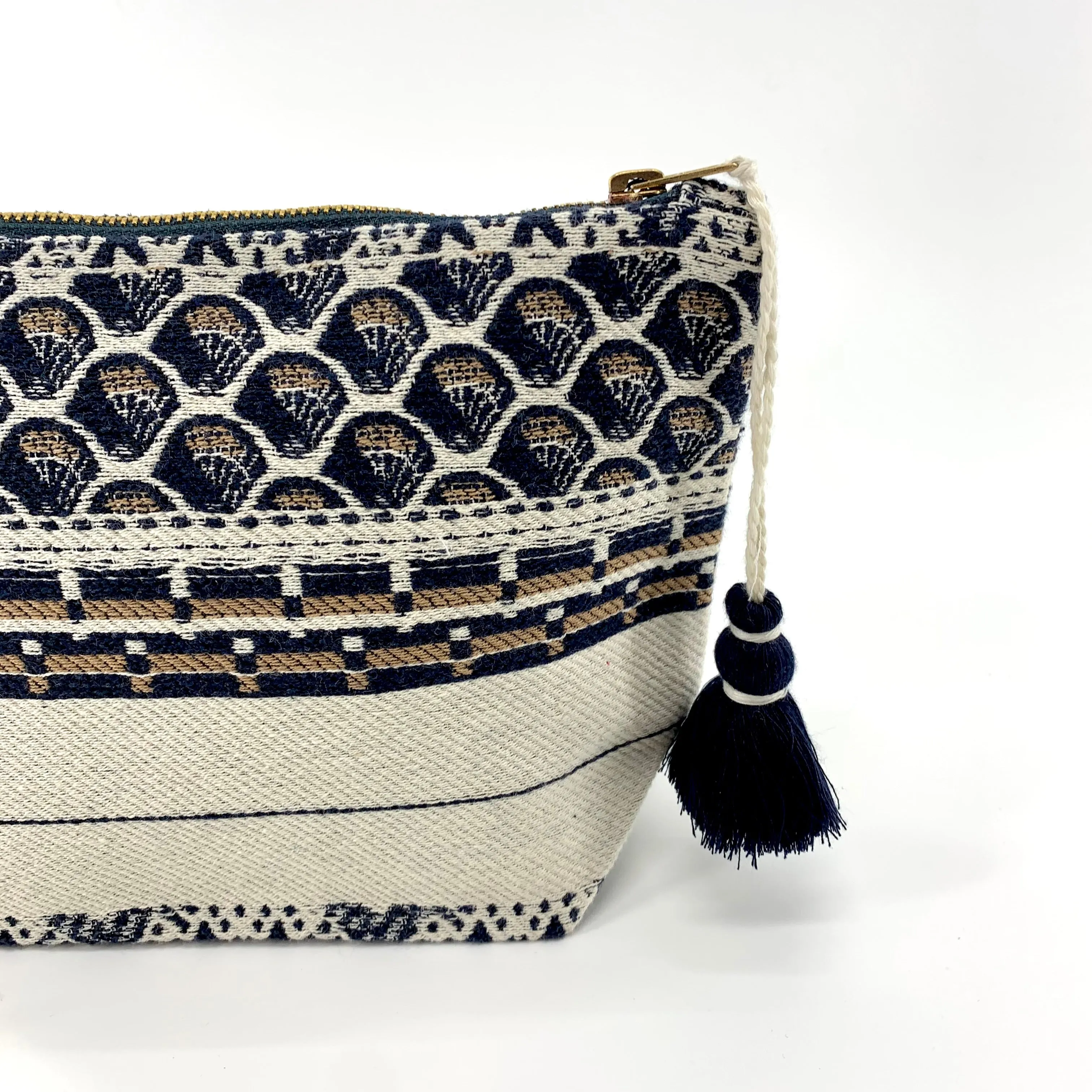 Jacquard Zipper Multipurpose Pouches : SMALL & LARGE