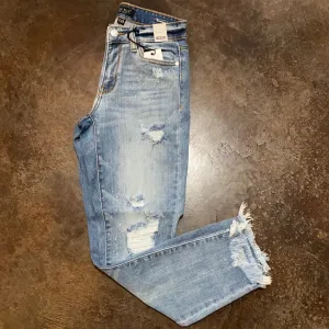 Judy Blue Bleach Boyfriend Denim