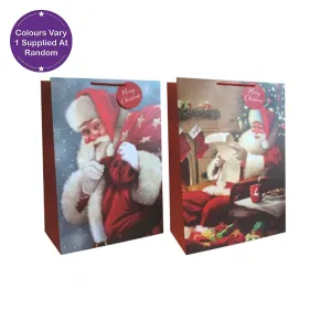Jumbo Christmas Gift Bag Traditional Santa Assorted