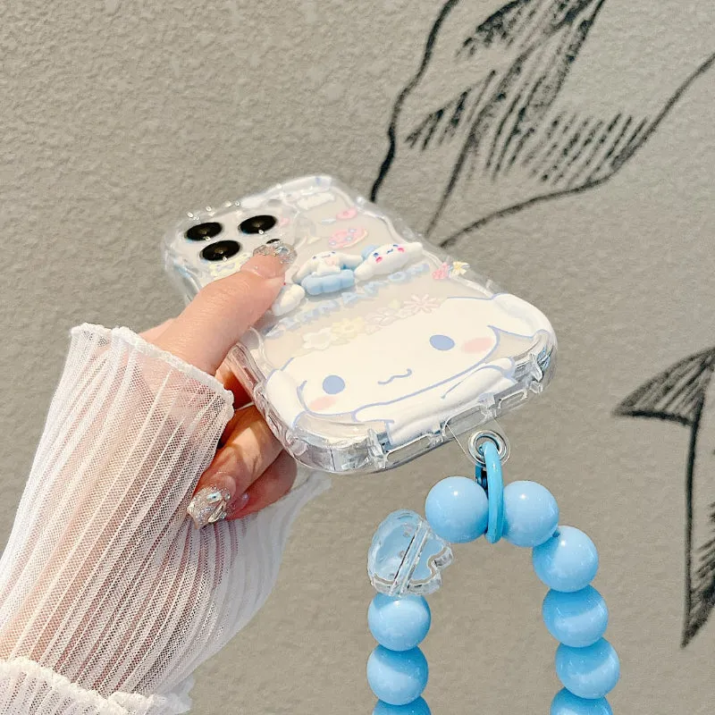 Kawaii Cinna with Blue Chain Phone Case KI481