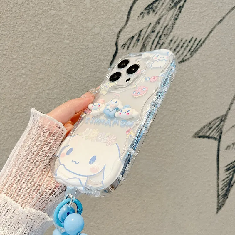 Kawaii Cinna with Blue Chain Phone Case KI481