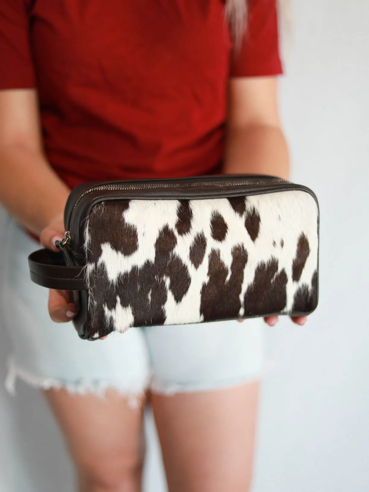 Kelsey Toiletries Bag - Dark Brown
