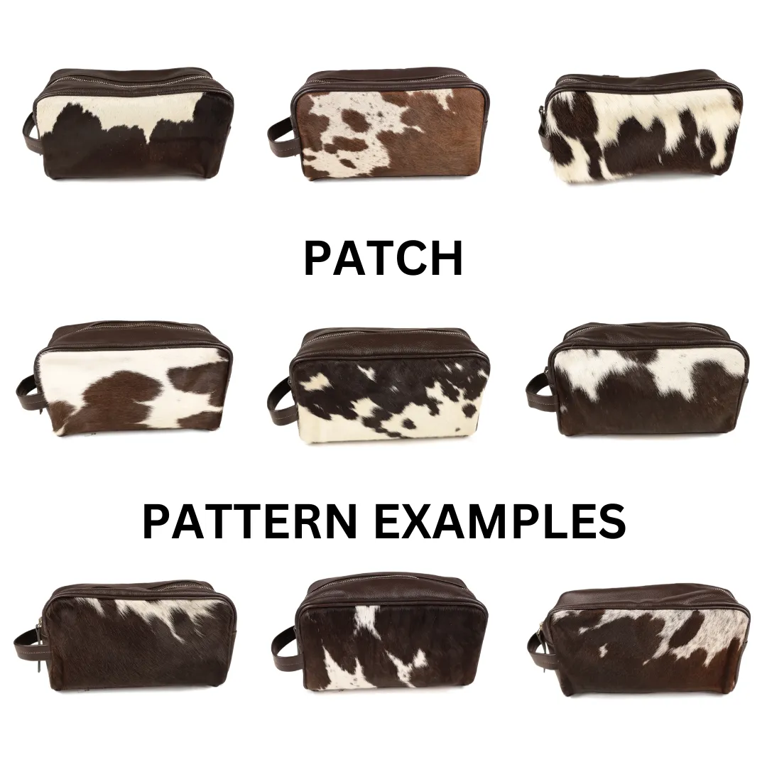 Kelsey Toiletries Bag - Dark Brown
