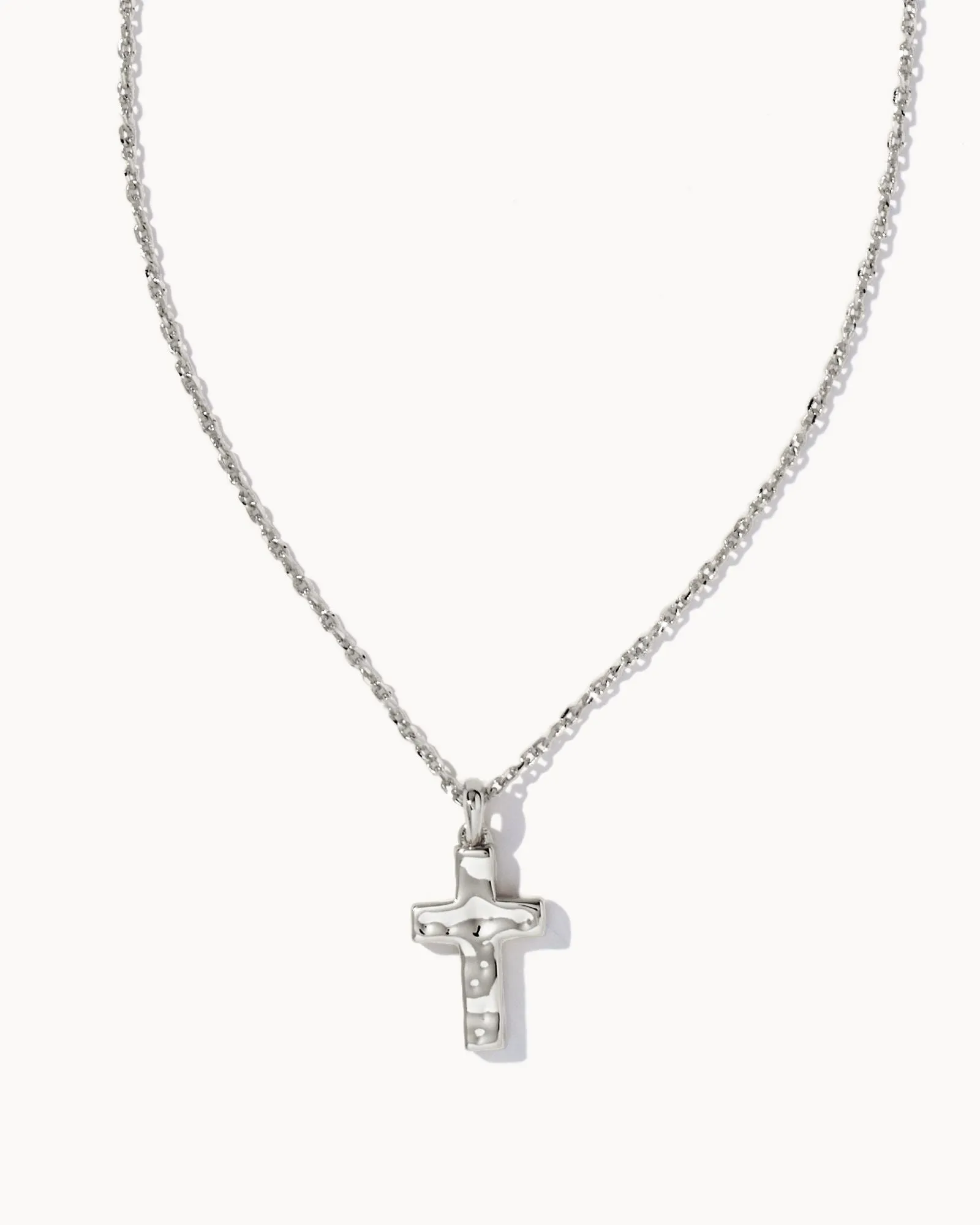 Kendra Scott Hammered Cross Pendant Necklace