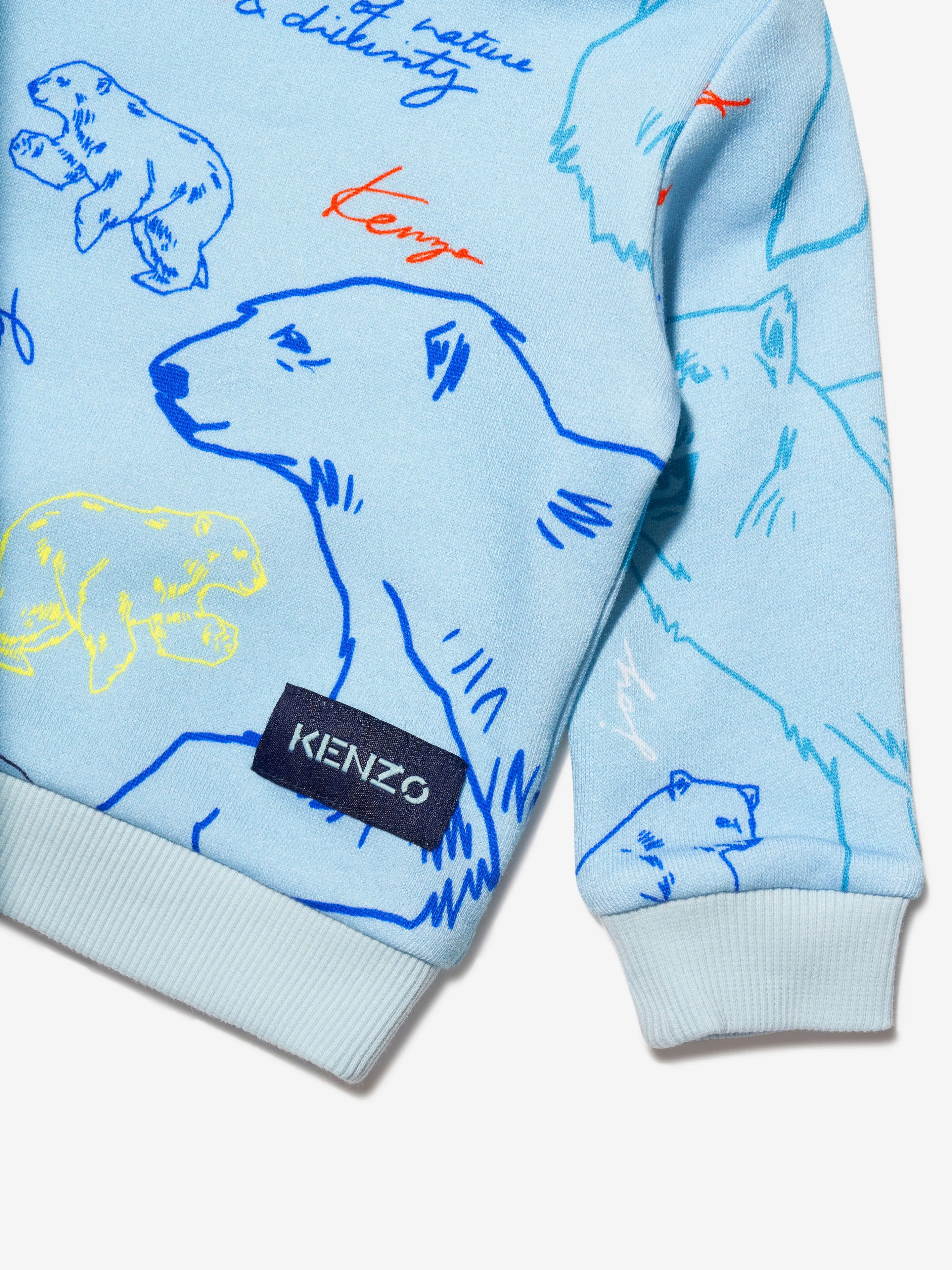 KENZO Baby Boys Polar Bear Sweatshirt