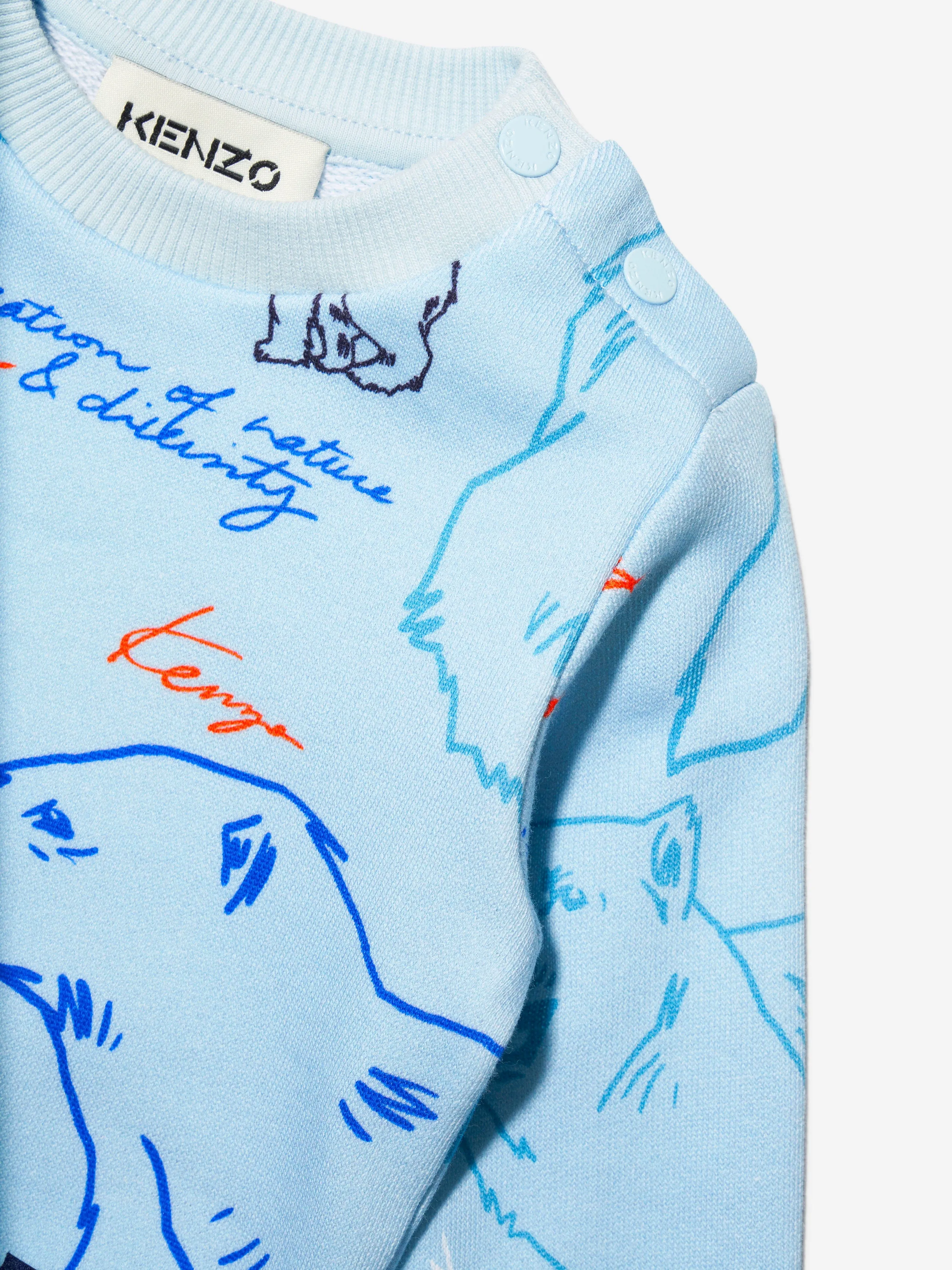KENZO Baby Boys Polar Bear Sweatshirt