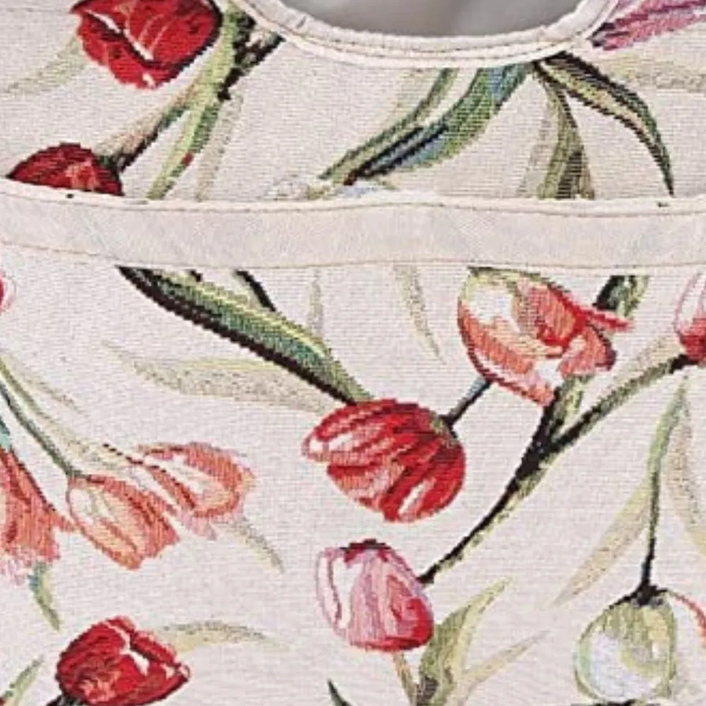 Knitting Storage Bag - Wooden Handle
