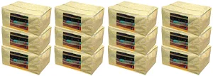 Kuber Industries 12 Piece Cotton Saree Cover Set, Gold (SCY21)