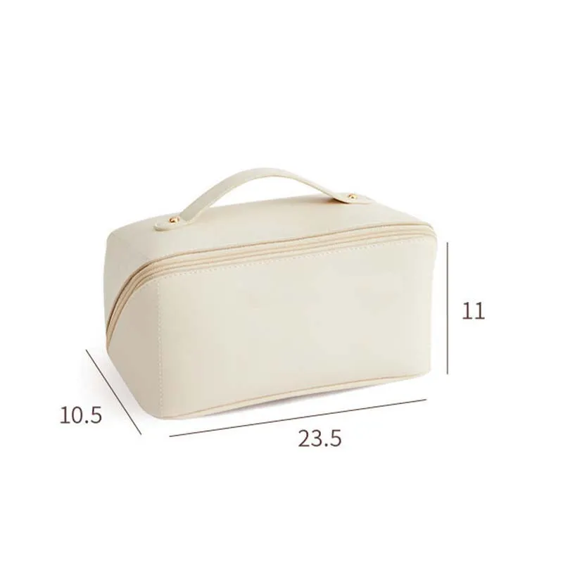 Large capacity Cosmetic Bag Train Case Vanity Case