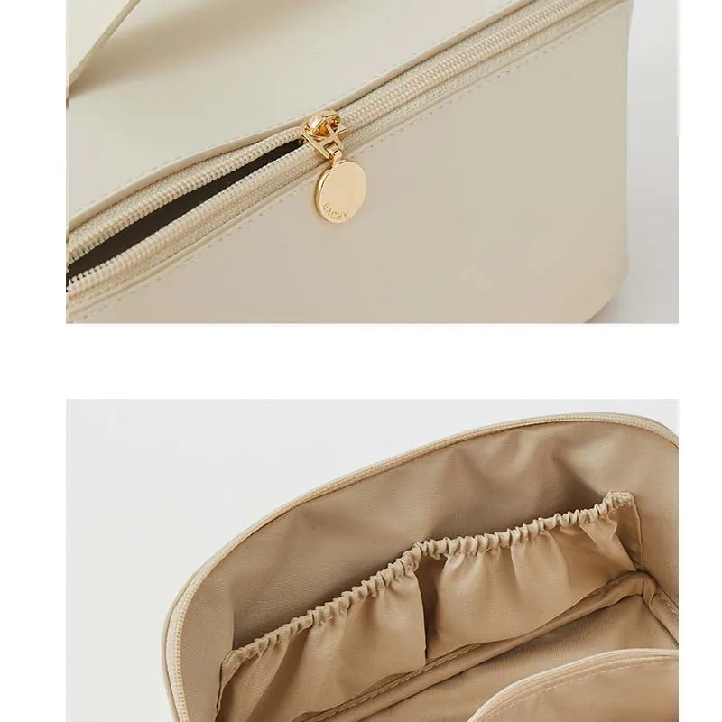 Large capacity Cosmetic Bag Train Case Vanity Case