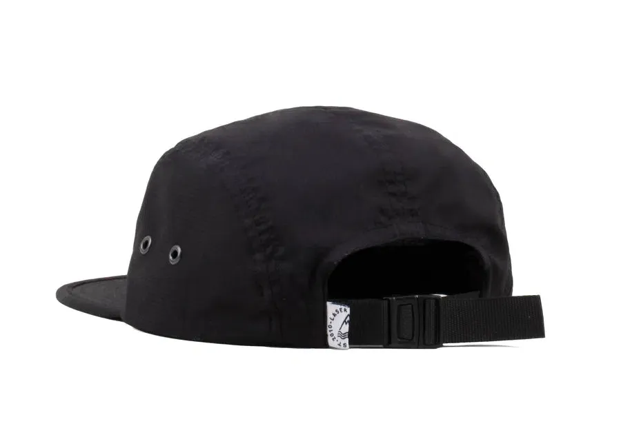 LASER Borne Ripstop Tonal Packable Hat Cap - Black