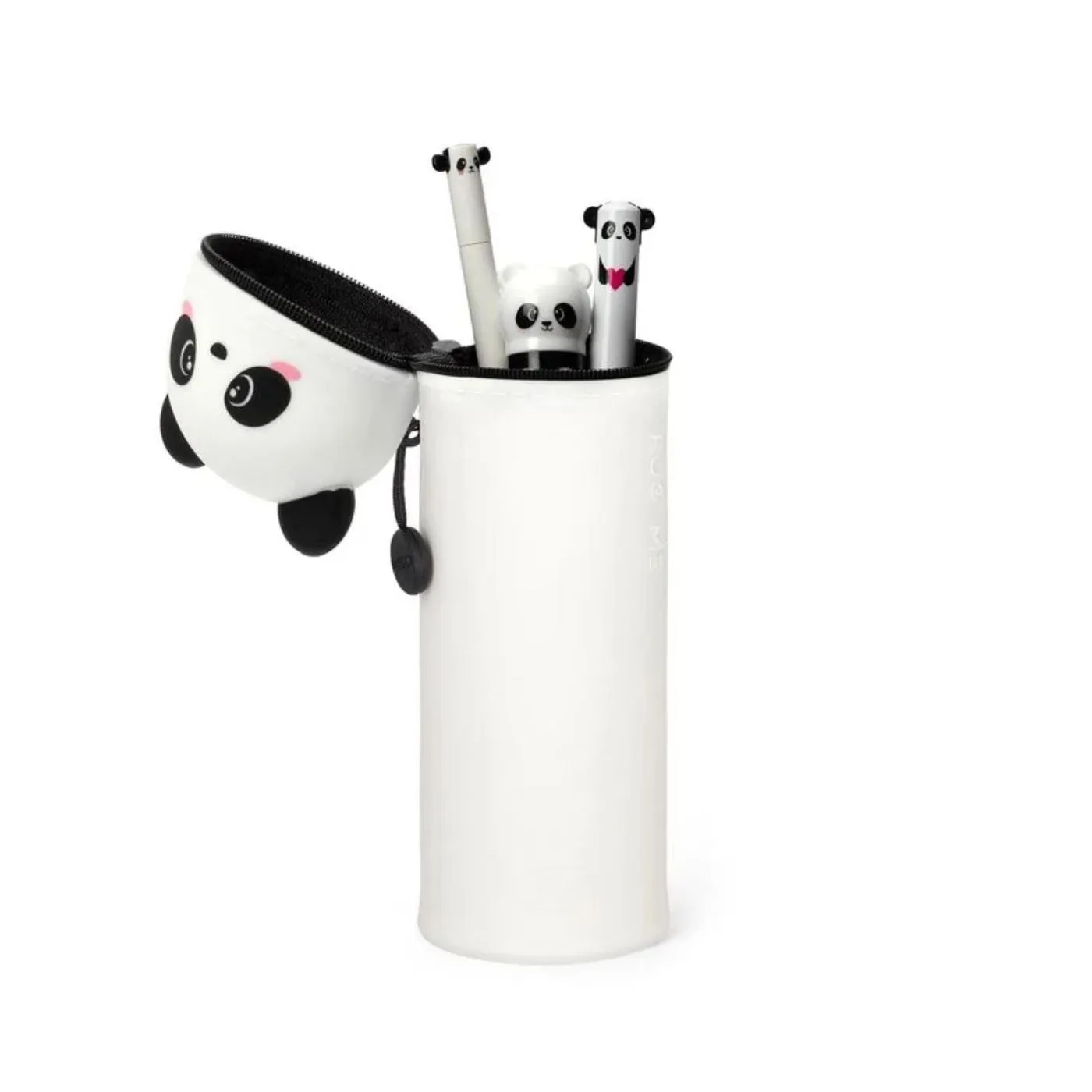 Legami Kawaii 2 in 1 Soft Silicone Pencil Case - Panda