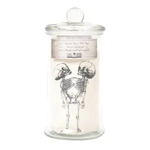 Linen Tote Bag in Glass Specimen Jar Together Forever