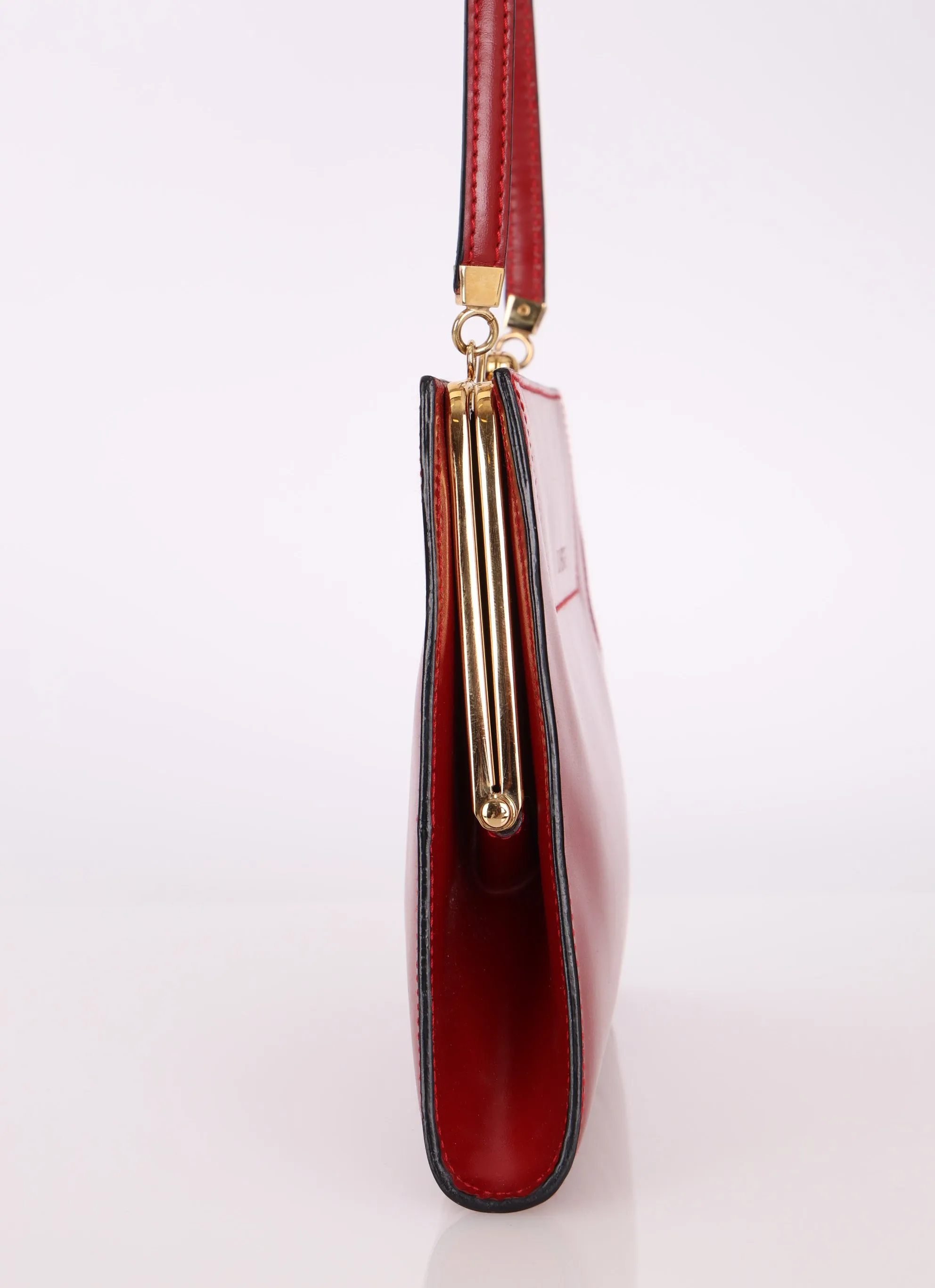 Loewe Boxcalf Kisslock Bag