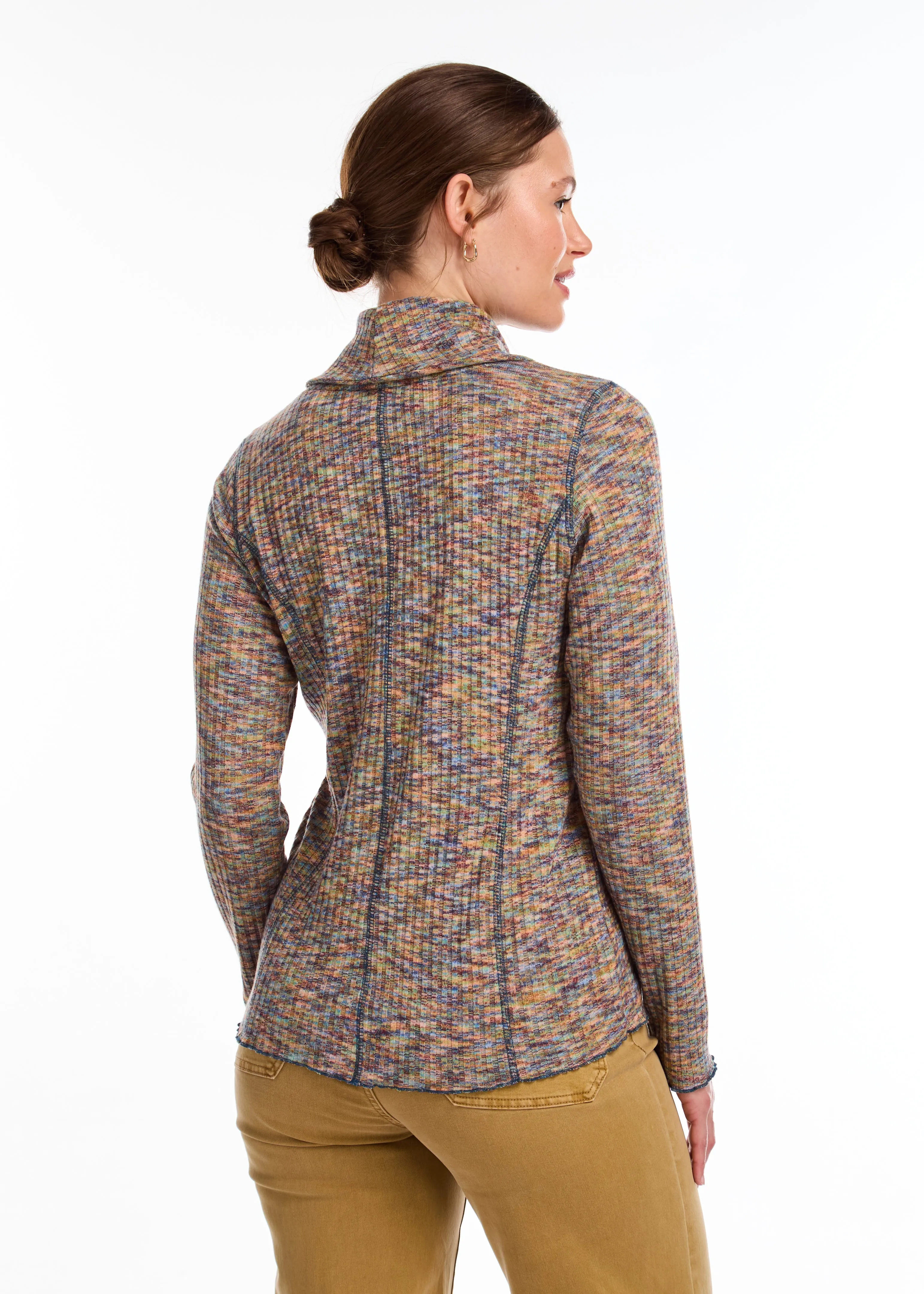 Long Sleeve Cowl Neck Top