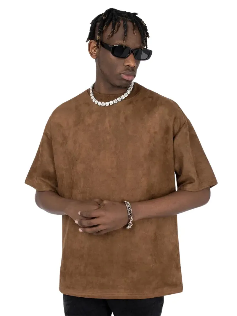 LuxStyle Suede Tee