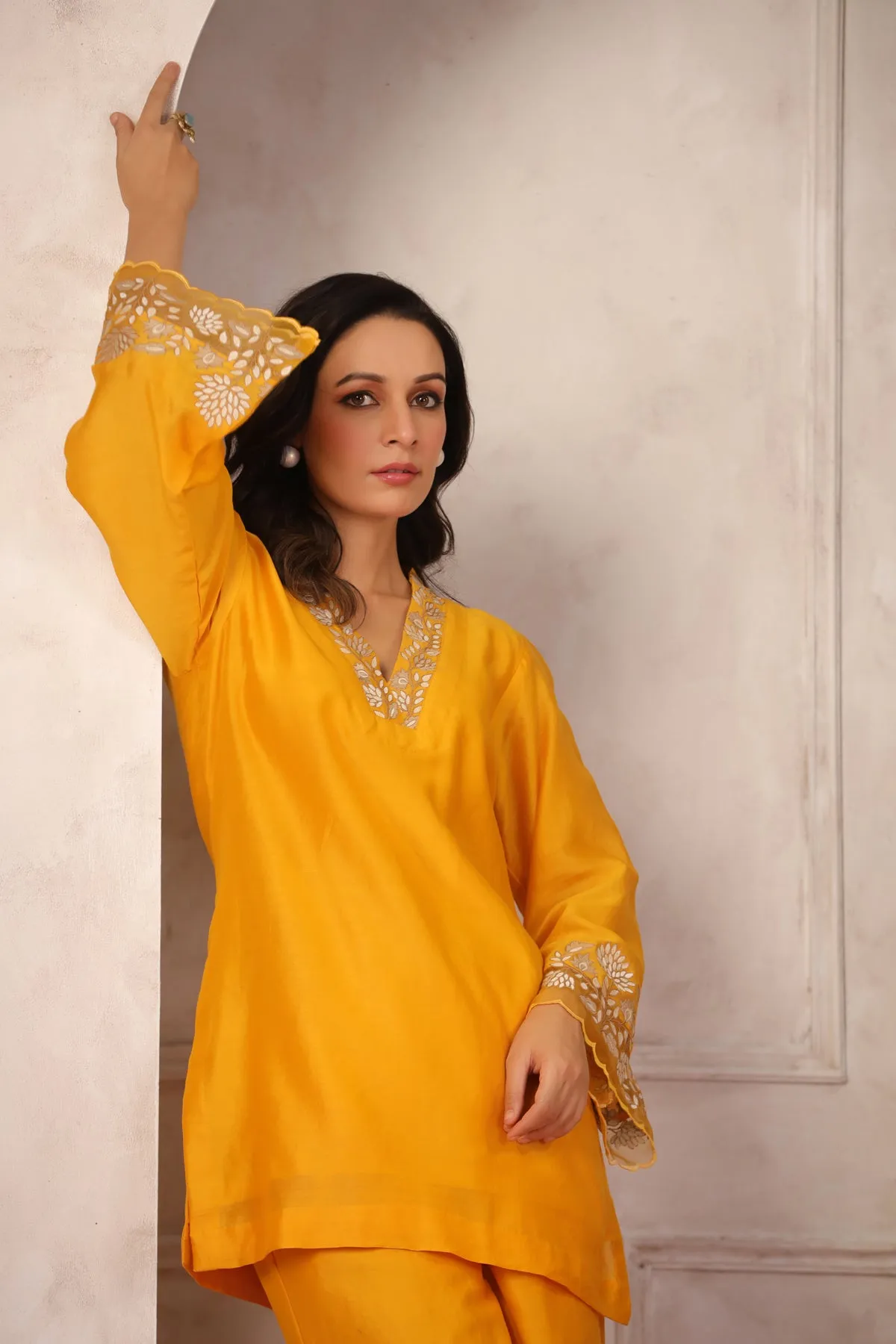 Luxurious Chanderi Silk Co-ord Set