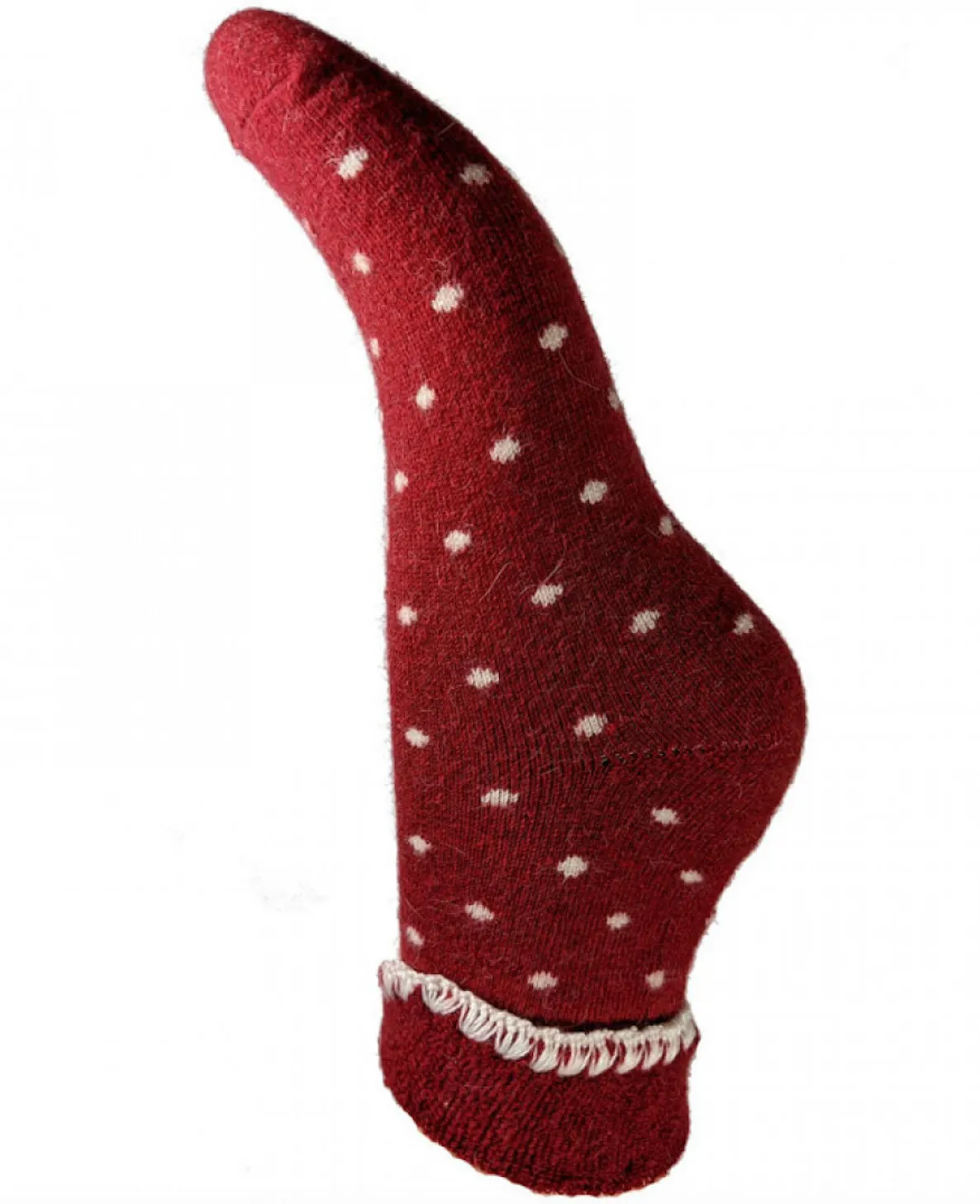 Luxurious Cuff House Socks in Tiny Dots