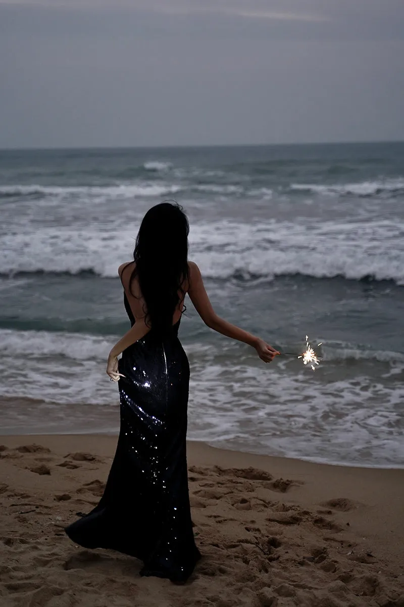 Luxurious Dark V Light Dress