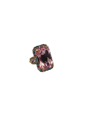 Luxurious Emerald-Cut Cocktail Ring - RBT69AGLP