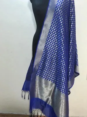 Luxurious Handwoven Banarasi Silk Dupatta