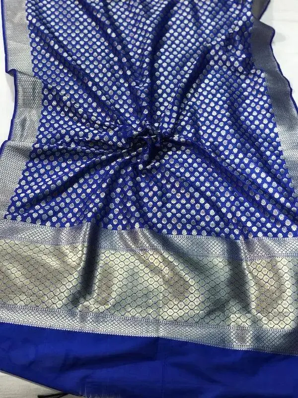 Luxurious Handwoven Banarasi Silk Dupatta