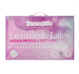 Luxurious Latex Medium Profile Soft Feel Standard Pillow