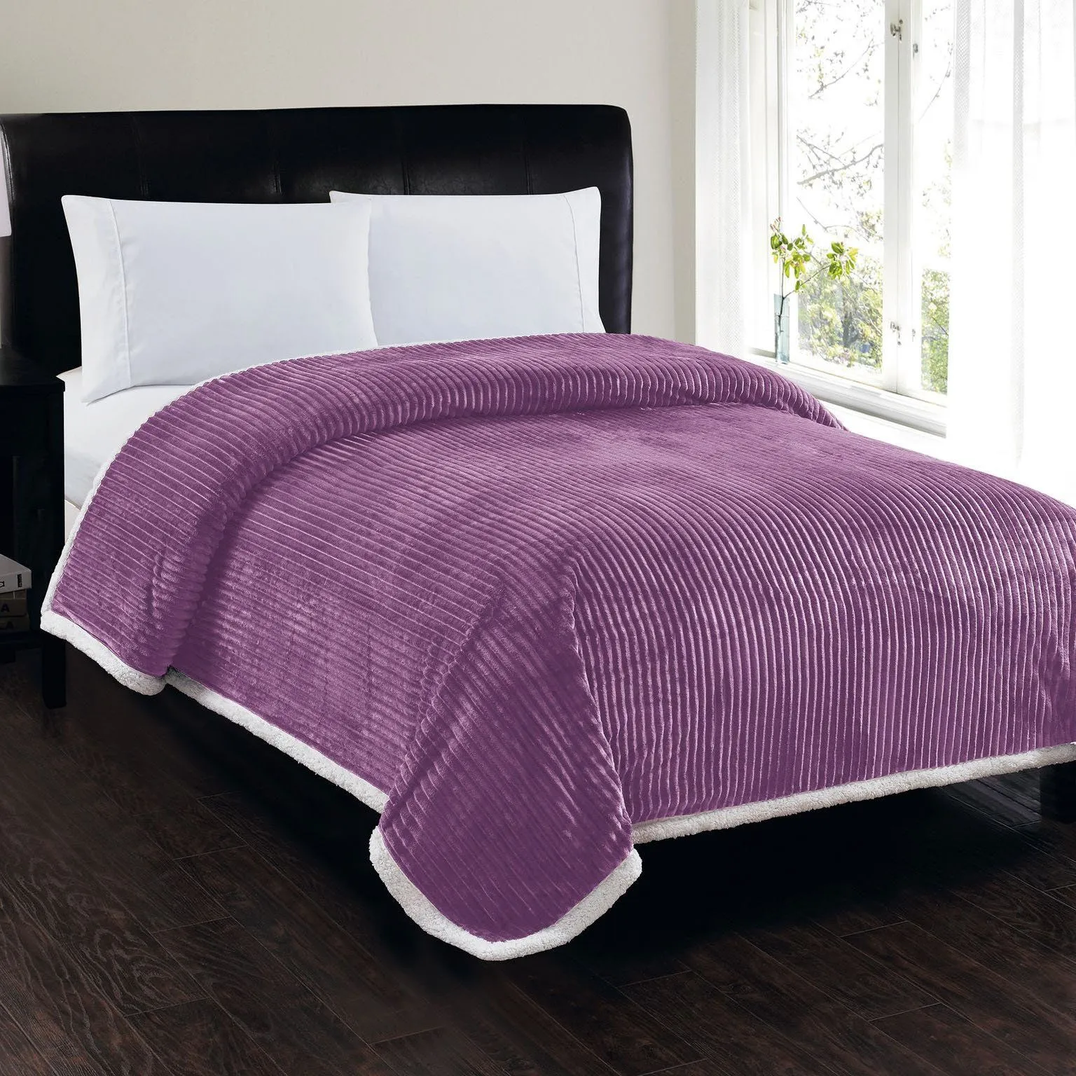 Luxurious Reversible Designer Sherpa