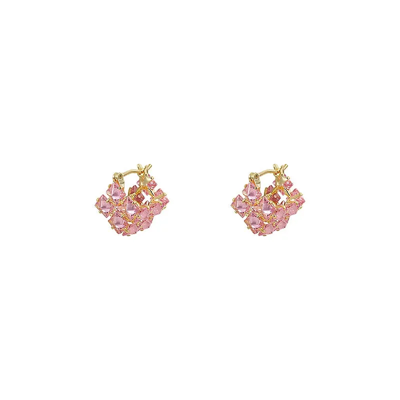 Luxurious Shiny CZ Earrings