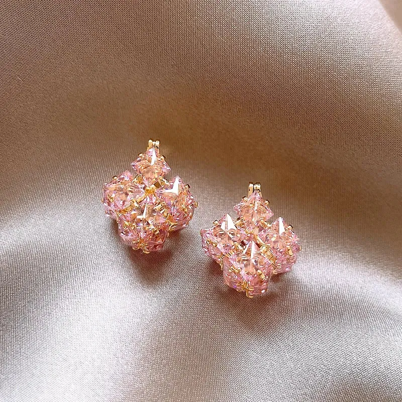Luxurious Shiny CZ Earrings