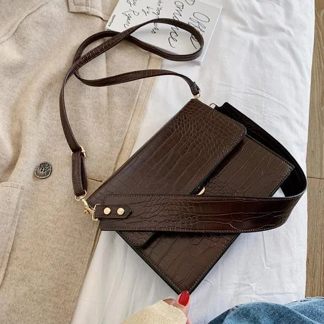 Luxurious Structured Retro Shoulder Bag