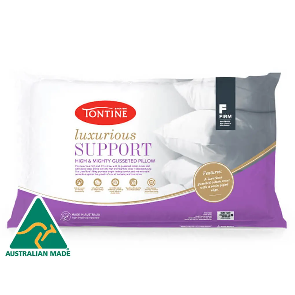 Luxurious Support Pillow - High & Firm