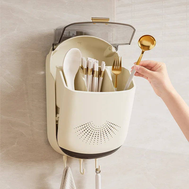 Luxurious Wall-Mounted Chopsticks Holder