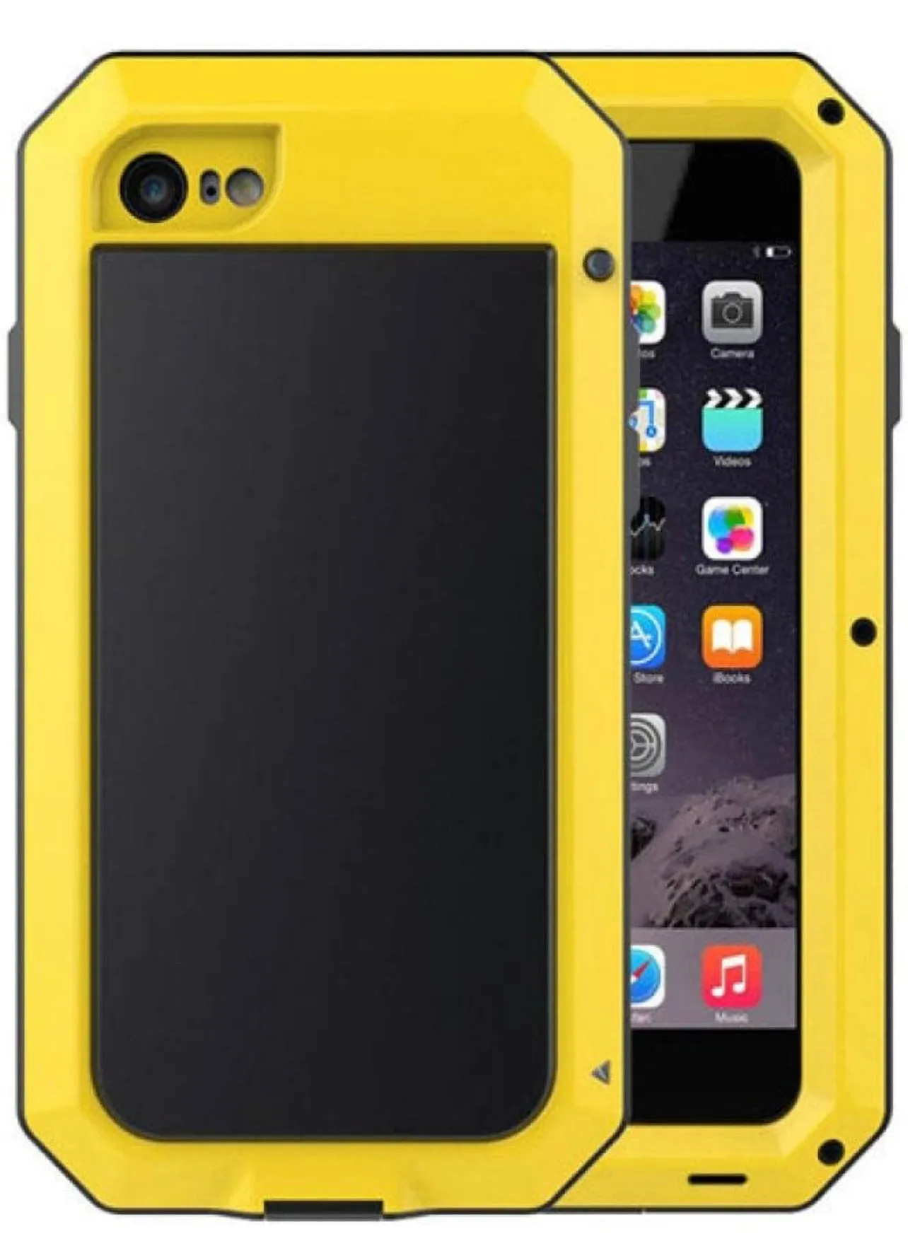 Luxury Doom Armor Life Shock Dropproof Shockproof Metal Aluminum   Silicone Protective Case for iPhone