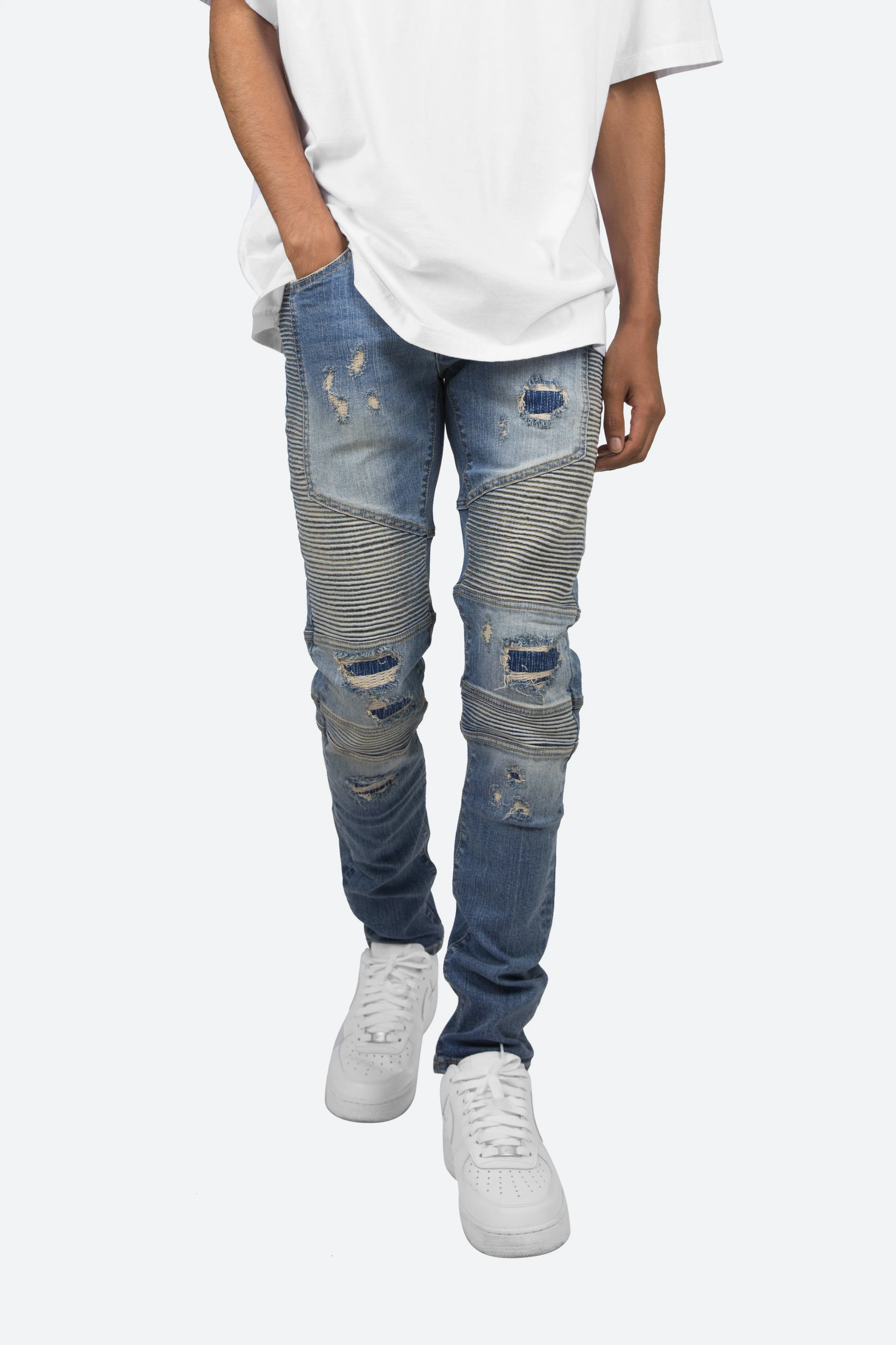 M315 Stretch Denim - Blue