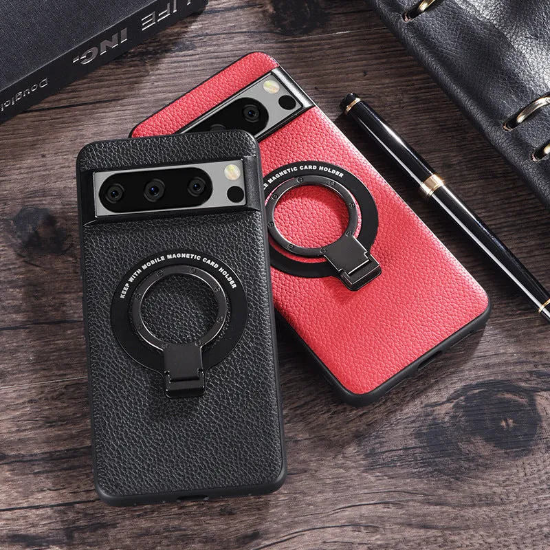 Magsafe Luxury Premium Leather Phone Case For Google Pixel 8 7