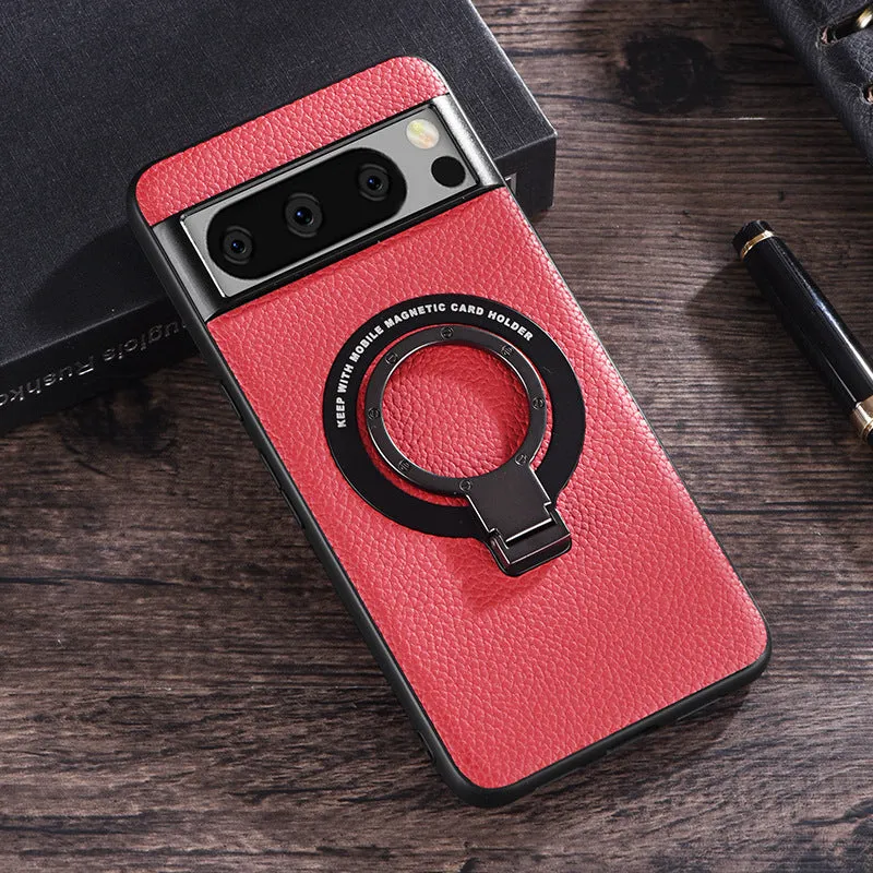 Magsafe Luxury Premium Leather Phone Case For Google Pixel 8 7