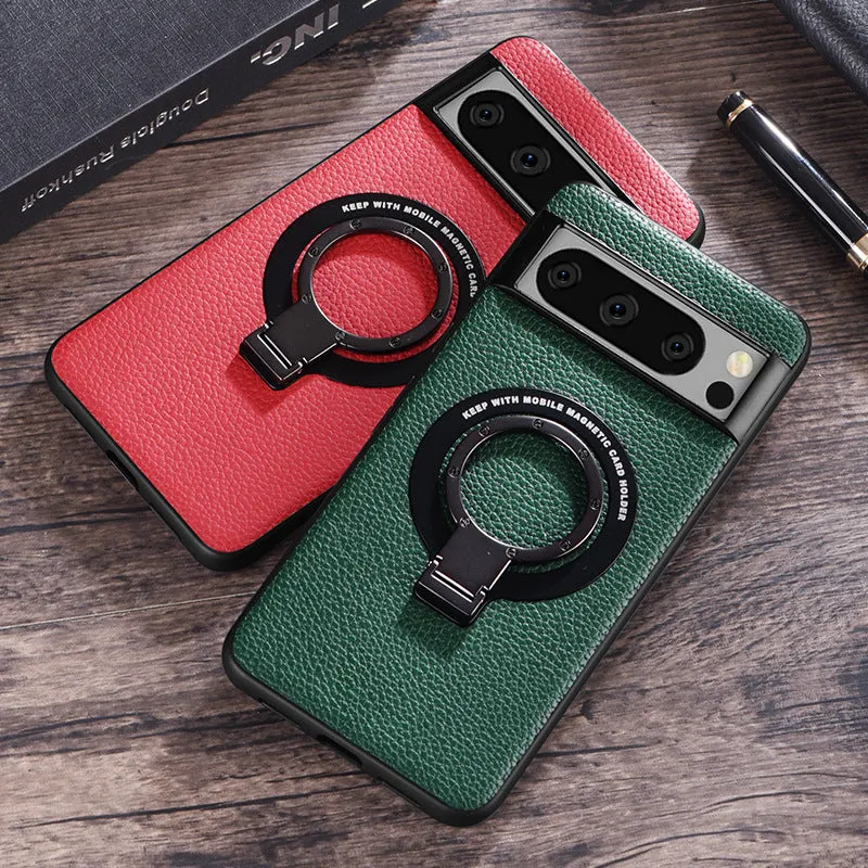 Magsafe Luxury Premium Leather Phone Case For Google Pixel 8 7