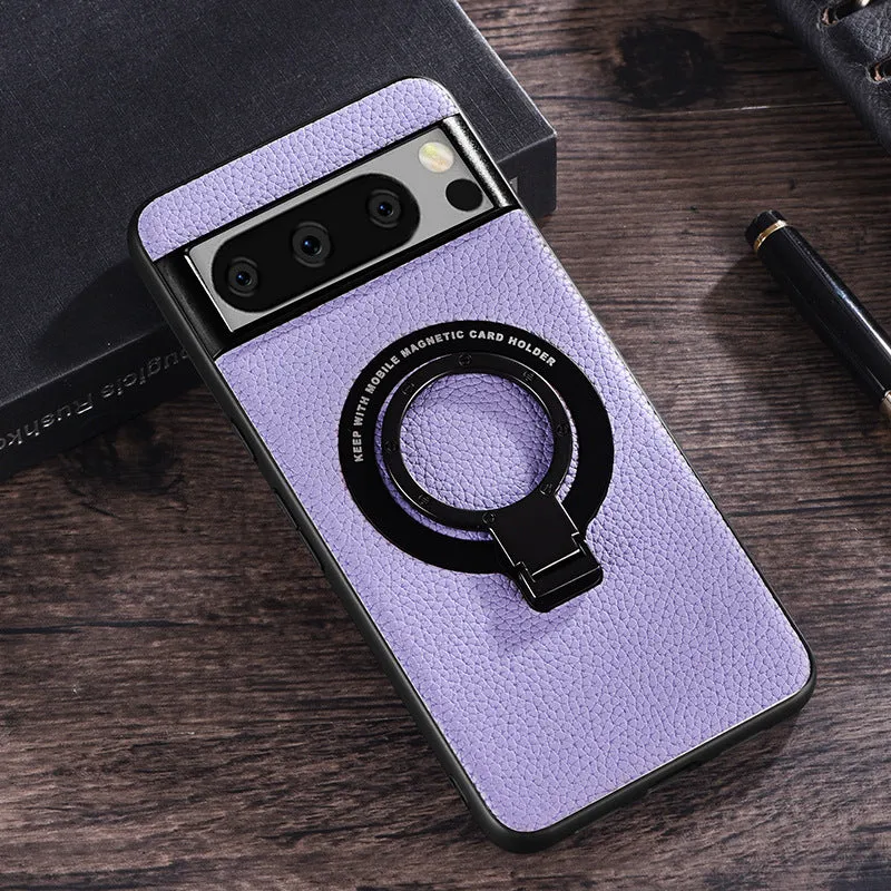 Magsafe Luxury Premium Leather Phone Case For Google Pixel 8 7