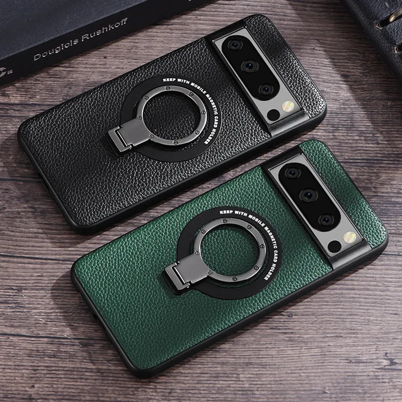 Magsafe Luxury Premium Leather Phone Case For Google Pixel 8 7