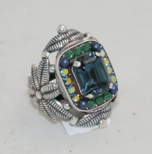 Mariana Spirit of Design Swarovski Crystal & Silver Ring