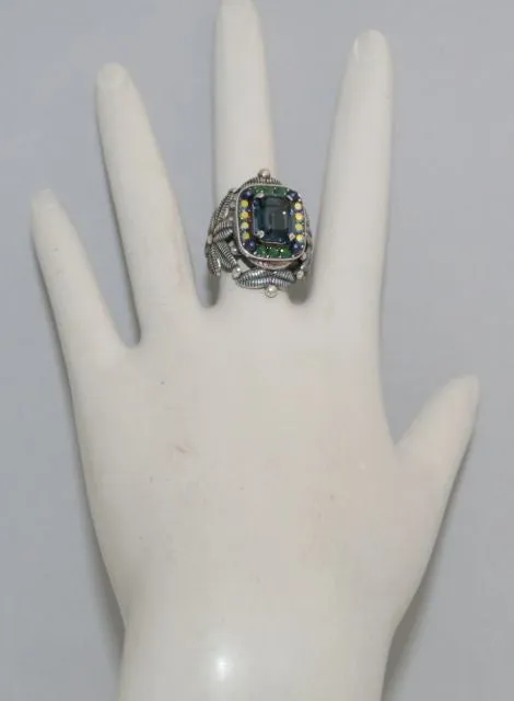 Mariana Spirit of Design Swarovski Crystal & Silver Ring