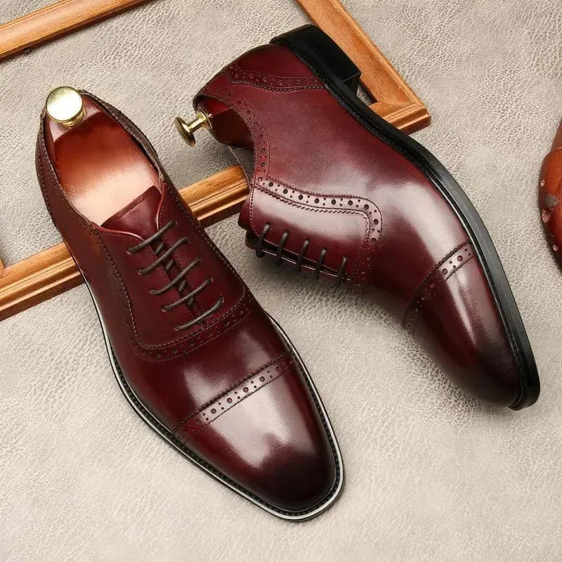Men  Dress Shoes -  Russo Luxurious Oxford Shoes
