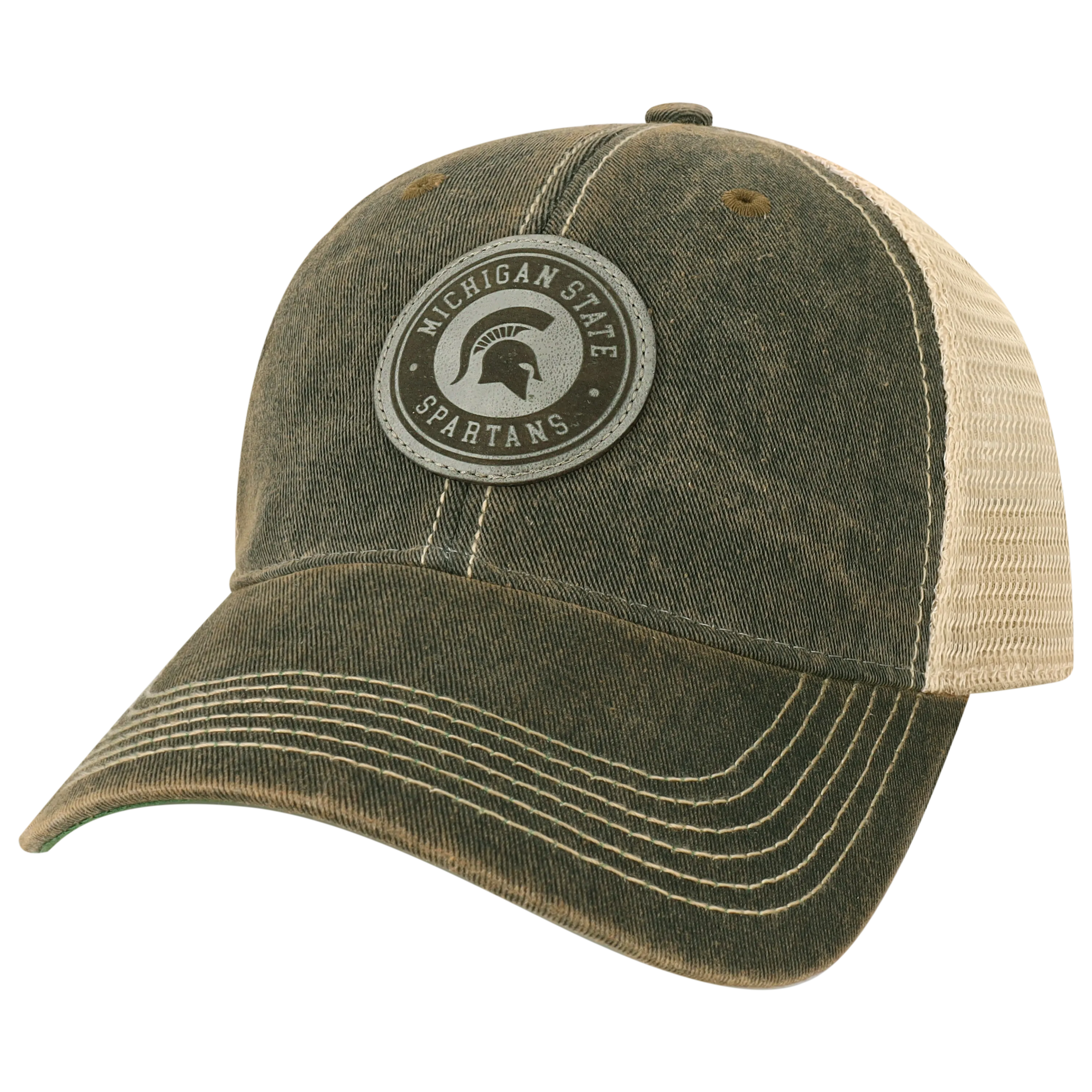 Michigan State Old Favorite Black Trucker