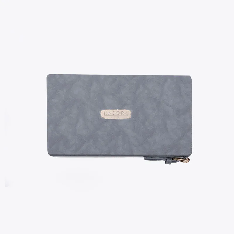 Mona Vegan Leather Tissue Box - Grey